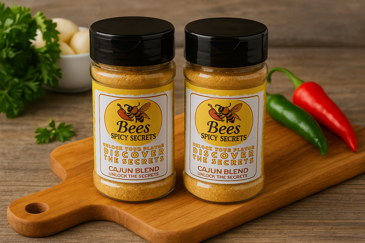 Bee's Spicy Secrets Cajun Blend and All-Purpose Seasoning