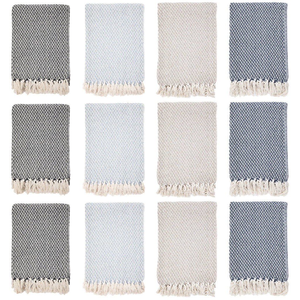 Patterned Cotton Throw Blanket