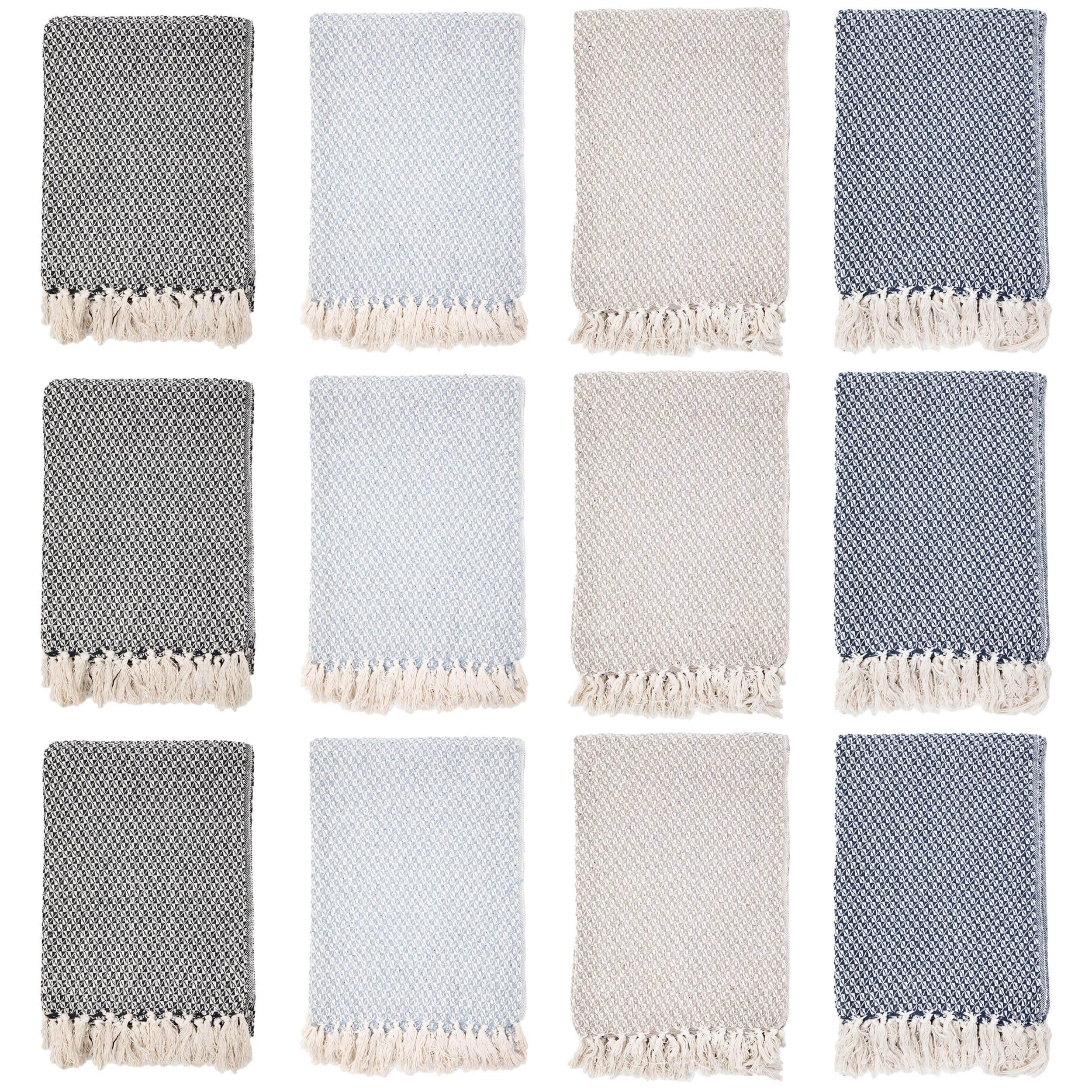 Patterned Cotton Throw Blanket